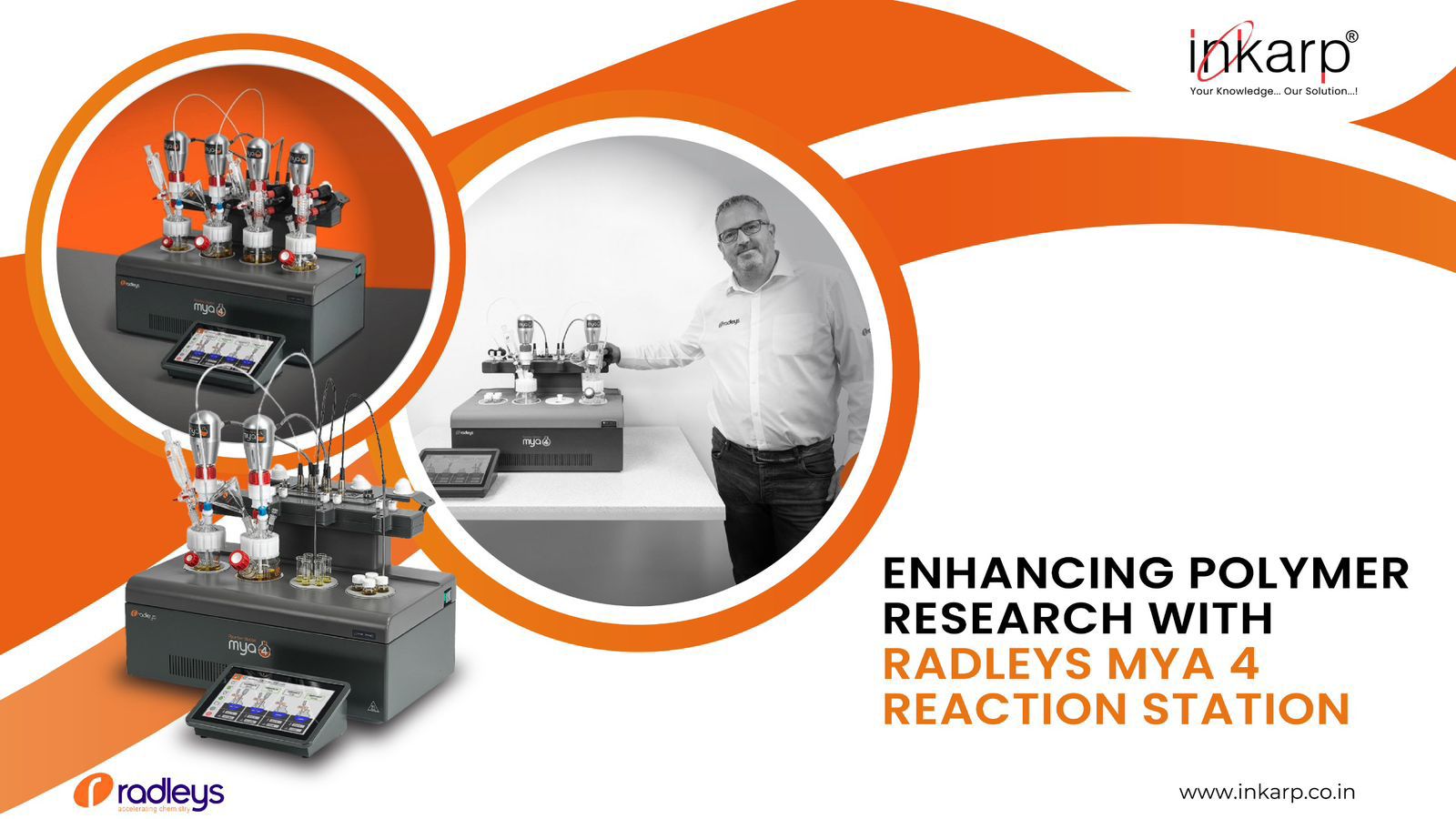 Radleys Mya 4 Reaction Station for Polymer Research and Development