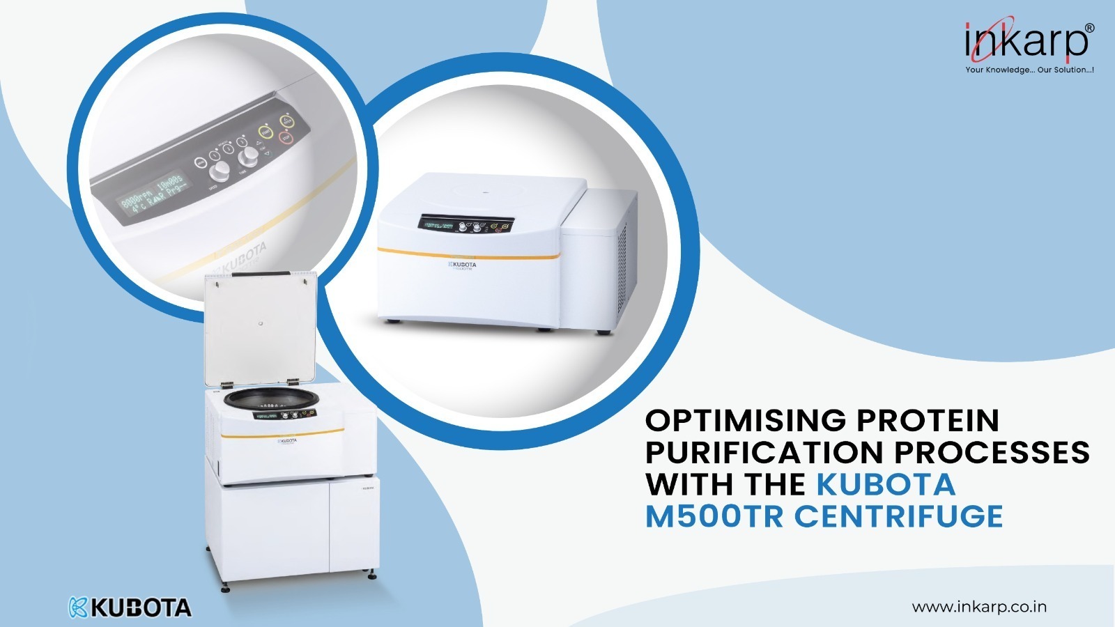 Kubota M500TR Centrifuge for Protein Purification and Separation