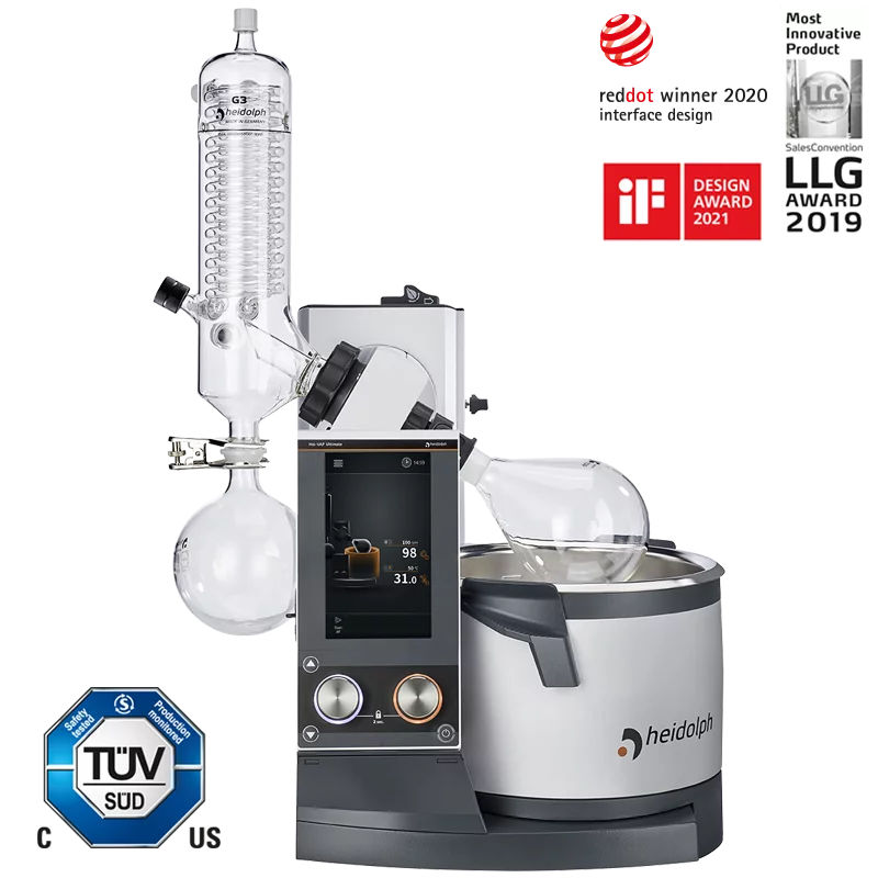heidolph hei vap Hei-VAP Core Standard G1 diagonal glassware Handlift | Heidolph EMEA main image 1